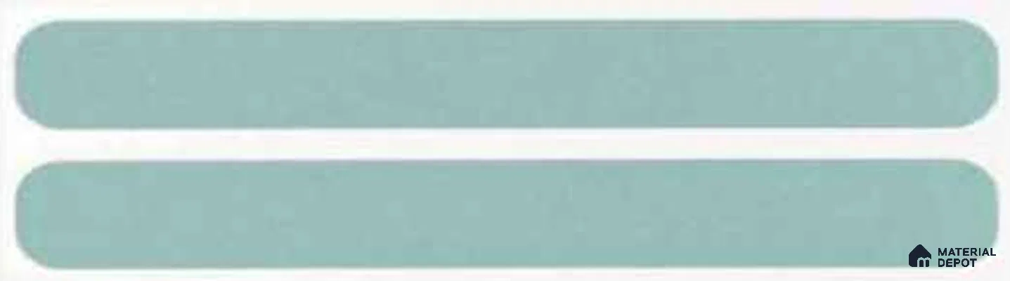 Subway Wall Tile TL 10507 O White Border Design 2 6 in x 2 in Porcelain Matte Finish - 7.4 mm