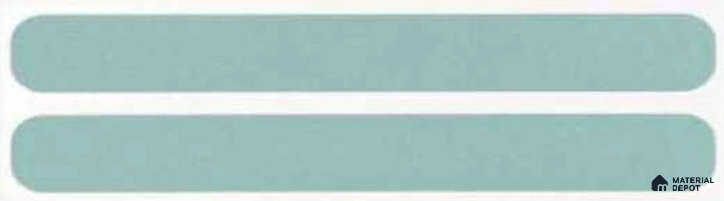 Subway Wall Tile TL 10507 O White Border Design 2 6 in x 2 in Porcelain Matte Finish - 7.4 mm