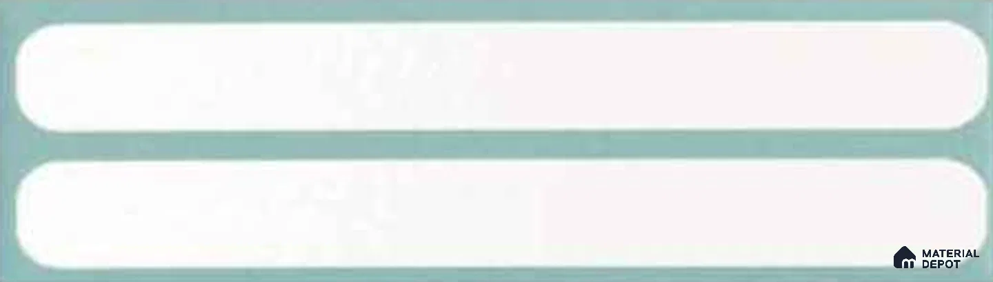 Subway Wall Tile TL 10507 N Blue Border Design 2 6 in x 2 in Porcelain Matte Finish - 8 mm