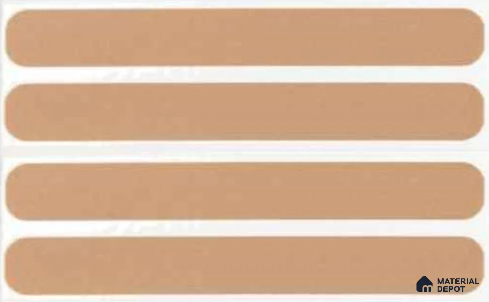 Subway Wall Tile TL 10507 J White Border Design 2 6 in x 2 in Porcelain Matte Finish - 7.7 mm
