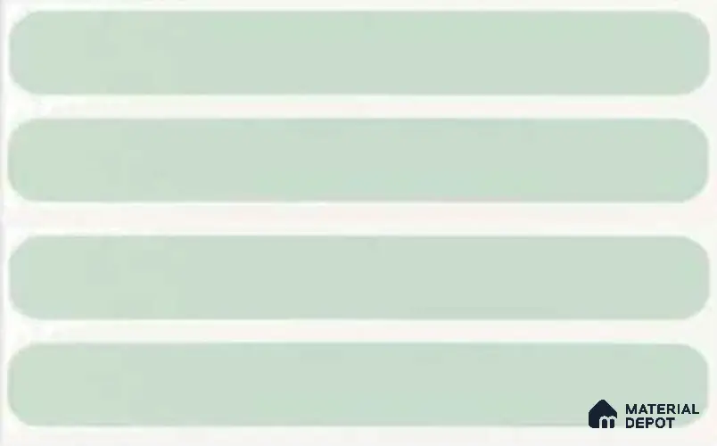 Subway Wall Tile TL 10507 E White Border Design 2 6 in x 2 in Porcelain Matte Finish - 7.4 mm