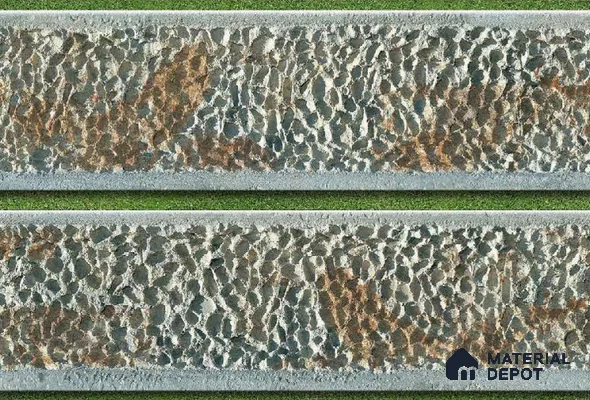 Stone Look Wall Tile TL 08796 18X12 inch Glossy Finish Ceramic Tile - 8 mm