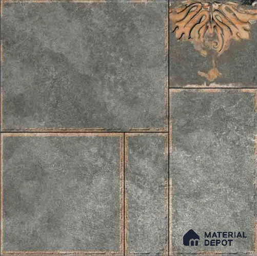 Stone Look Tile TL 09656 12x12 inch Matte Finish Vitrified Tile - 8 mm | 3 Random Design
