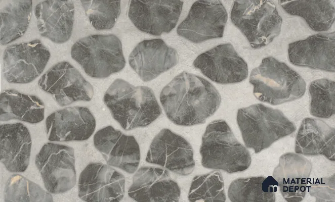 Stone Wall & Floor Tile TL 10516 B  24 in x 16 in Porcelain Matte Finish - 12 mm