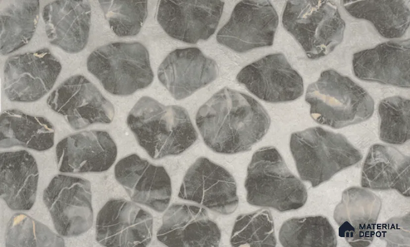 Stone Wall & Floor Tile TL 10516 B  24 in x 16 in Porcelain Matte Finish - 12 mm