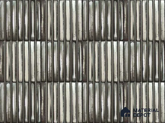 Subway Wall Tile TL 10510 C Punch Design 4.64 in x 4.64 in Porcelain Glossy Finish - 9.5 mm
