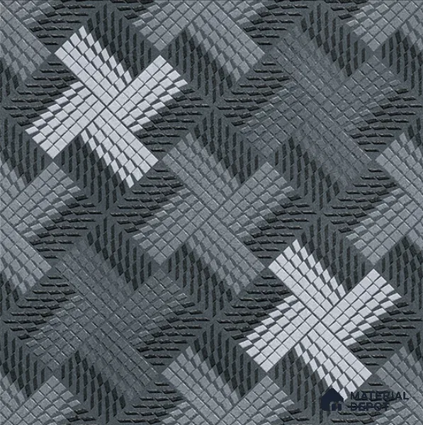 TL 08683 Grey 1.31 ft x 1.31 ft Matte Finish Vitrified Floor Tile - 11 mm | Pattern Alignment May Vary | 2-3 mm Spacer is Mandatory