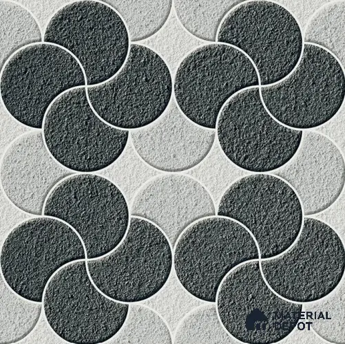 TL 08753 Grey 1.31 ft x 1.31 ft Matte Finish Vitrified Floor Tile - 11 mm | Pattern Alignment May Vary | 2-3 mm Spacer is Mandatory