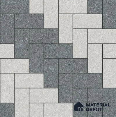 TL 08752 Grey 1.31 ft x 1.31 ft Matte Finish Vitrified Floor Tile - 11 mm | Pattern Alignment May Vary | 2-3 mm Spacer is Mandatory