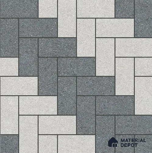TL 08752 Grey 1.31 ft x 1.31 ft Matte Finish Vitrified Floor Tile - 11 mm | Pattern Alignment May Vary | 2-3 mm Spacer is Mandatory