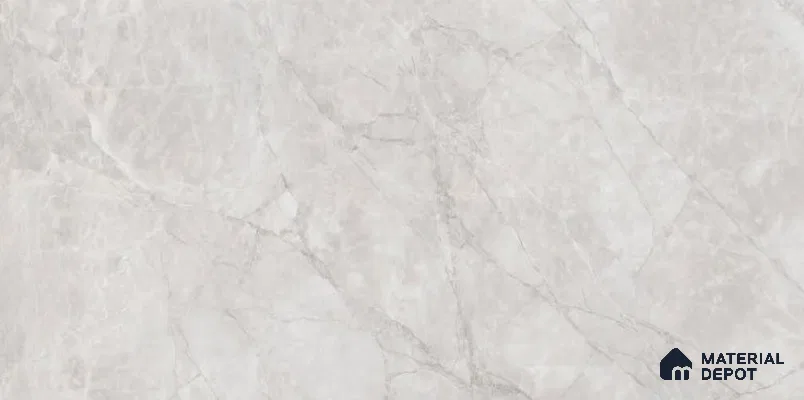 TL 08706 C Grey 4 ft x 2 ft Glossy Finish Vitrified Floor & Wall Tile - 8.5 mm