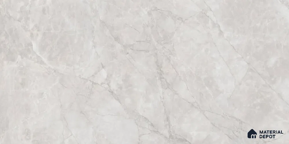TL 08706 C Grey 4 ft x 2 ft Glossy Finish Vitrified Floor & Wall Tile - 8.5 mm