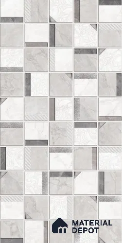 TL 08706 Grey 4 ft x 2 ft Glossy Finish Vitrified Floor & Wall Tile - 8.5 mm