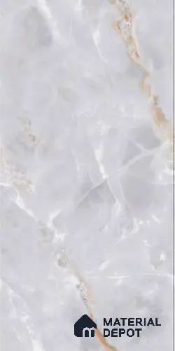 TL 08615 Grey 4 ft x 2 ft Glossy Finish Vitrified Floor & Wall Tile - 9 mm