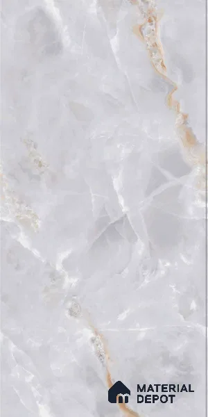 TL 08615 Grey 4 ft x 2 ft Glossy Finish Vitrified Floor & Wall Tile - 9 mm