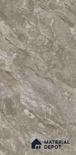 TL 08618 Grey 4 ft x 2 ft Glossy Finish Vitrified Floor & Wall Tile - 9 mm