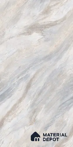 TL 08579 Grey 4 ft x 2 ft Glossy Finish Vitrified Wall & Floor Tile - 9 mm | Random 4
