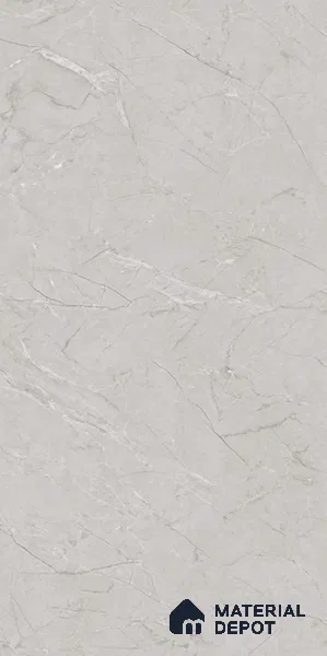 TL 08625 Grey 5.25 ft x 2.62 ft Glossy Finish Vitrified Floor & Wall Tile - 9 mm