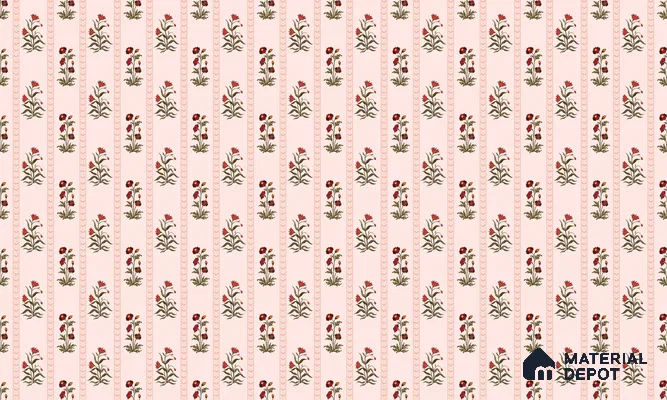 Hand-Drawn Spectrum of Colorful Geometric Blossoms Wallpaper for Fabric Textiles | WP 05264 B Non Woven | 150 GSM WP01MTF Paper | (MOQ = 30 Sq. Ft.)