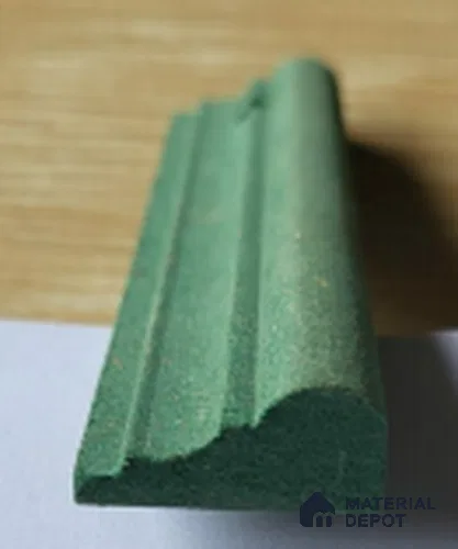 DIY Unfinished HDHMR Designer Paintable Wainscot French Wall Moulding Greenova WPM 00038 | 8 ft x 25 mm x 12 mm | Nail & Adhesive Installation