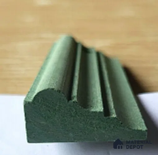 DIY Unfinished HDHMR Designer Paintable Wainscot French Wall Moulding Greenova WPM 00037 | 8 ft x 38 mm x 18 mm | Nail & Adhesive Installation