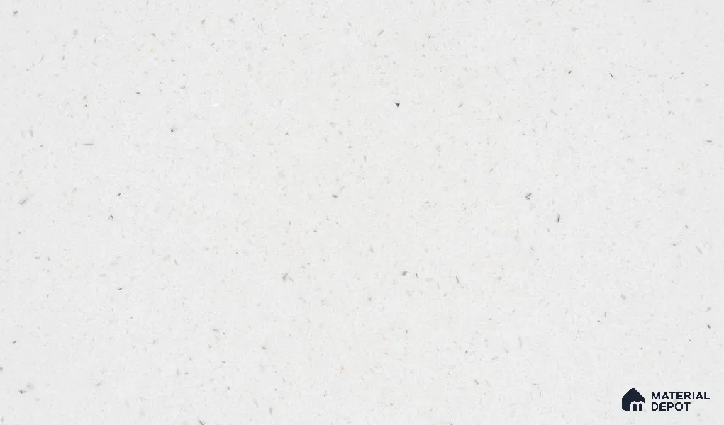 Belina Quartz QR 00314 Snow Shimmer Helsinki Series 10.5 ft x 5.35 ft Quartz - 20 mm | 10 Years and Replacement Warranty | Suitable for Kitchen, Restaurant, Counter Tops, Dining, Reception, office