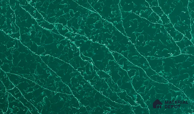 Belina Quartz QR 00302 Onyx Emerald Helsinki Series 10.5 ft x 5.35 ft Quartz - 20 mm | 10 Years and Replacement Warranty | Suitable for Kitchen, Restaurant, Counter Tops, Dining, Reception, office