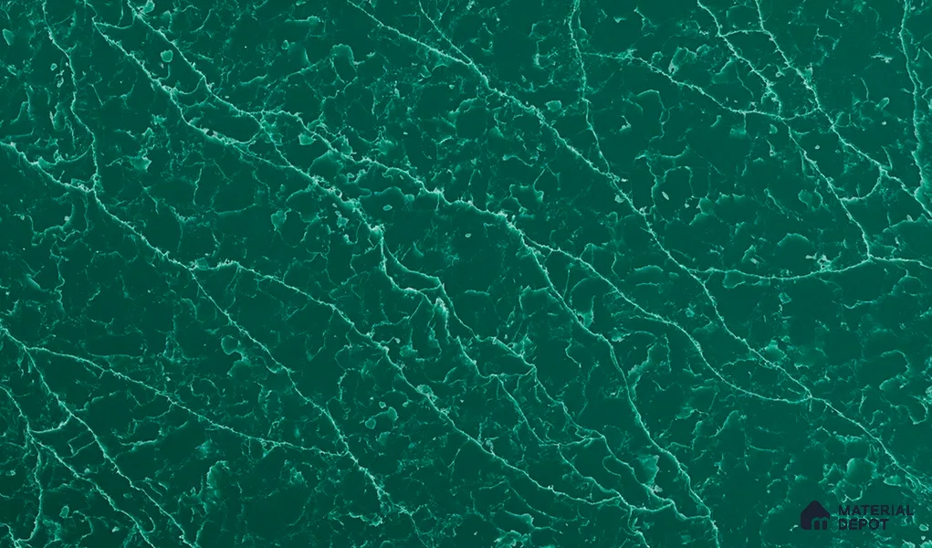 Belina Quartz QR 00302 Onyx Emerald Helsinki Series 10.5 ft x 5.35 ft Quartz - 20 mm | 10 Years and Replacement Warranty | Suitable for Kitchen, Restaurant, Counter Tops, Dining, Reception, office