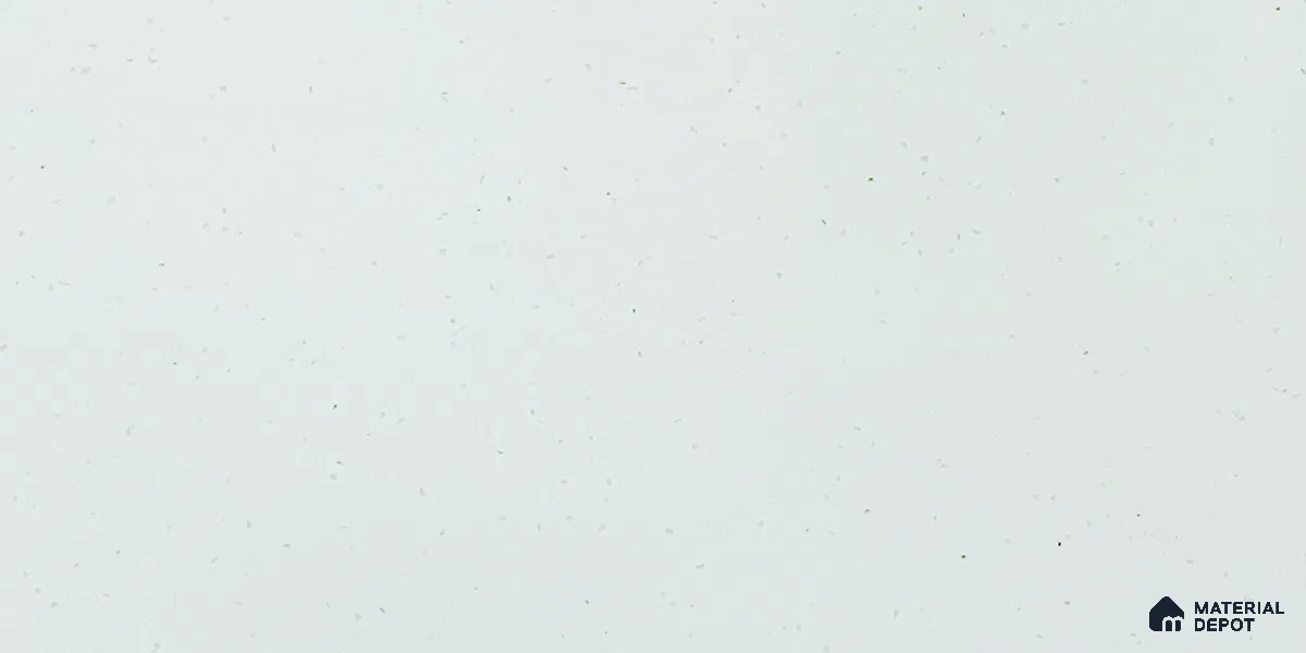 Belina Quartz QR 00316 Winter Snowfall Helsinki Series 10.5 ft x 5.35 ft Quartz - 20 mm | 10 Years and Replacement Warranty | Suitable for Kitchen, Restaurant, Counter Tops, Dining, Reception, office
