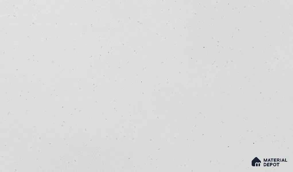 Belina Quartz QR 00316 Winter Snowfall Helsinki Series 10.5 ft x 5.35 ft Quartz - 20 mm | 10 Years and Replacement Warranty | Suitable for Kitchen, Restaurant, Counter Tops, Dining, Reception, office
