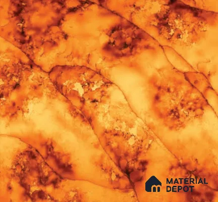 Belina Quartz QR 00298 Onyx Golden Imperiale Helsinki Series 10.5 ft x 5.35 ft Quartz - 20 mm | 10 Years and Replacement Warranty | Suitable for Kitchen, Restaurant, Counter Tops, Dining, Reception, office