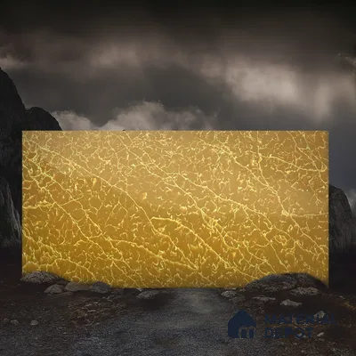 Belina Quartz QR 00298 Onyx Golden Imperiale Helsinki Series 10.5 ft x 5.35 ft Quartz - 20 mm | 10 Years and Replacement Warranty | Suitable for Kitchen, Restaurant, Counter Tops, Dining, Reception, office
