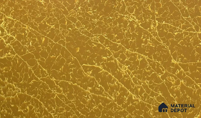 Belina Quartz QR 00298 Onyx Golden Imperiale Helsinki Series 10.5 ft x 5.35 ft Quartz - 20 mm | 10 Years and Replacement Warranty | Suitable for Kitchen, Restaurant, Counter Tops, Dining, Reception, office