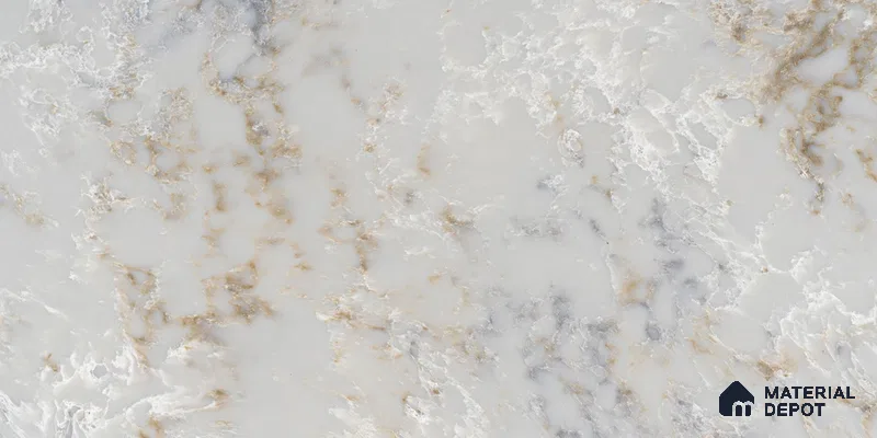Belina Quartz QR 00300 Majestic Onyx Helsinki Series 10.5 ft x 5.35 ft Quartz - 20 mm | 10 Years and Replacement Warranty | Suitable for Kitchen, Restaurant, Counter Tops, Dining, Reception, office