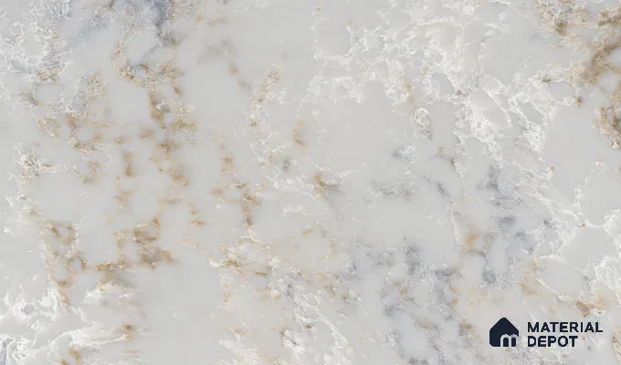 Belina Quartz QR 00300 Majestic Onyx Helsinki Series 10.5 ft x 5.35 ft Quartz - 20 mm | 10 Years and Replacement Warranty | Suitable for Kitchen, Restaurant, Counter Tops, Dining, Reception, office