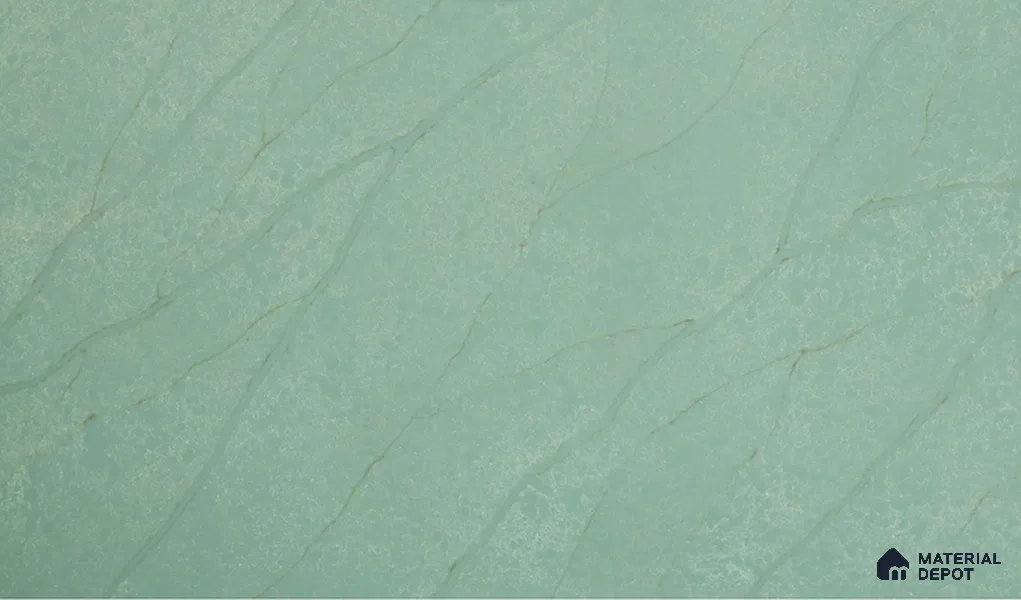Belina Quartz QR 00329 Vera Fiora Helsinki Series 10.5 ft x 5.35 ft Quartz - 20 mm | 10 Years and Replacement Warranty | Suitable for Kitchen, Restaurant, Counter Tops, Dining, Reception, office