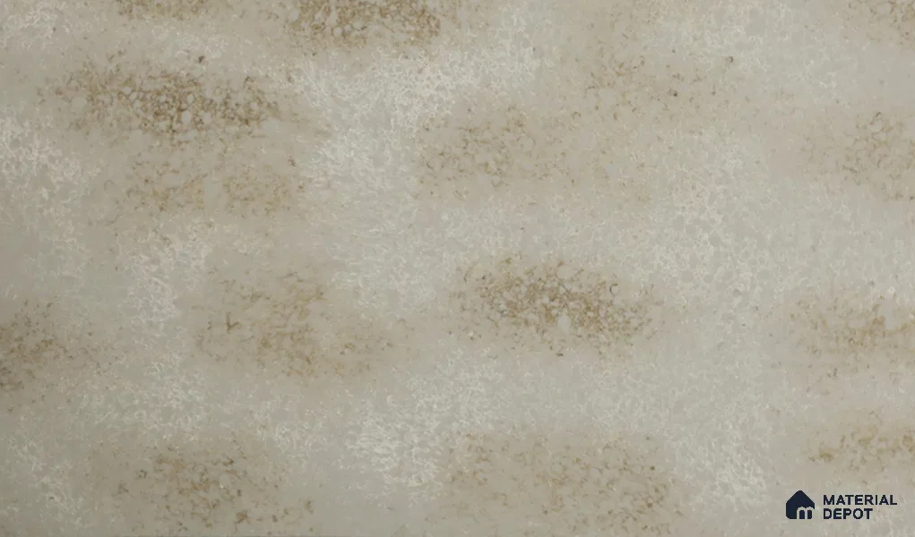Belina Quartz QR 00332 Auric Imperial Gold Helsinki Series 10.5 ft x 5.35 ft Quartz - 20 mm | 10 Years and Replacement Warranty | Suitable for Kitchen, Restaurant, Counter Tops, Dining, Reception, office
