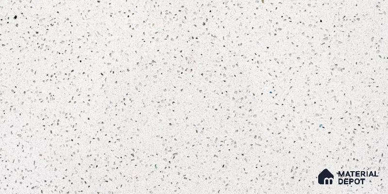 Belina Quartz QR 00309 B White Celestia Helsinki Series 10.5 ft x 2.79 ft Quartz - 20 mm | 10 Years and Replacement Warranty | Suitable for Kitchen, Restaurant, Counter Tops, Dining, Reception, office