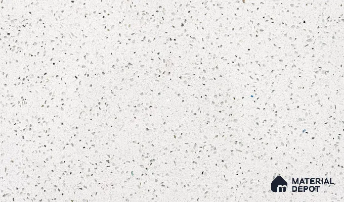 Belina Quartz QR 00309 B White Celestia Helsinki Series 10.5 ft x 2.79 ft Quartz - 20 mm | 10 Years and Replacement Warranty | Suitable for Kitchen, Restaurant, Counter Tops, Dining, Reception, office