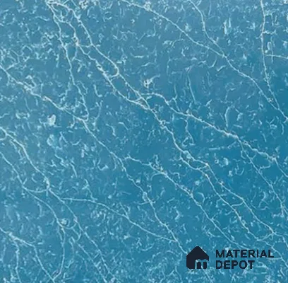 Belina Quartz QR 00301 Onyx Azure Helsinki Series 10.5 ft x 5.35 ft Quartz - 20 mm | 10 Years and Replacement Warranty | Suitable for Kitchen, Restaurant, Counter Tops, Dining, Reception, office