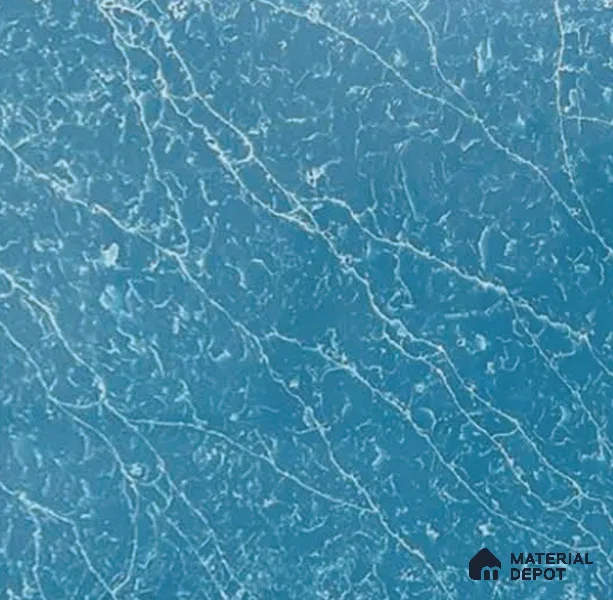 Belina Quartz QR 00301 Onyx Azure Helsinki Series 10.5 ft x 5.35 ft Quartz - 20 mm | 10 Years and Replacement Warranty | Suitable for Kitchen, Restaurant, Counter Tops, Dining, Reception, office
