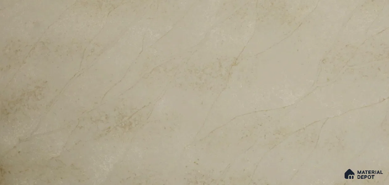 Belina Quartz QR 00330 Celestia Royale Gold Helsinki Series 10.5 ft x 5.35 ft Quartz - 20 mm | 10 Years and Replacement Warranty | Suitable for Kitchen, Restaurant, Counter Tops, Dining, Reception, office
