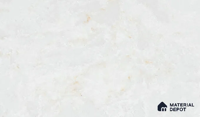 Belina Quartz QR 00279 Mayra Cloud Grey Helsinki Series 10.5 ft x 5.35 ft Quartz - 20 mm | 10 Years and Replacement Warranty | Suitable for Kitchen, Restaurant, Counter Tops, Dining, Reception, office