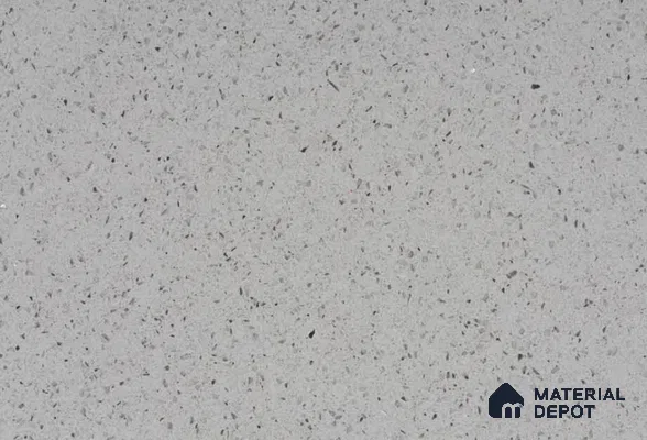Belina Quartz QR 00312 Light Grey Starstone Helsinki Series 10.5 ft x 5.35 ft Quartz - 20 mm | 10 Years and Replacement Warranty | Suitable for Kitchen, Restaurant, Counter Tops, Dining, Reception, office
