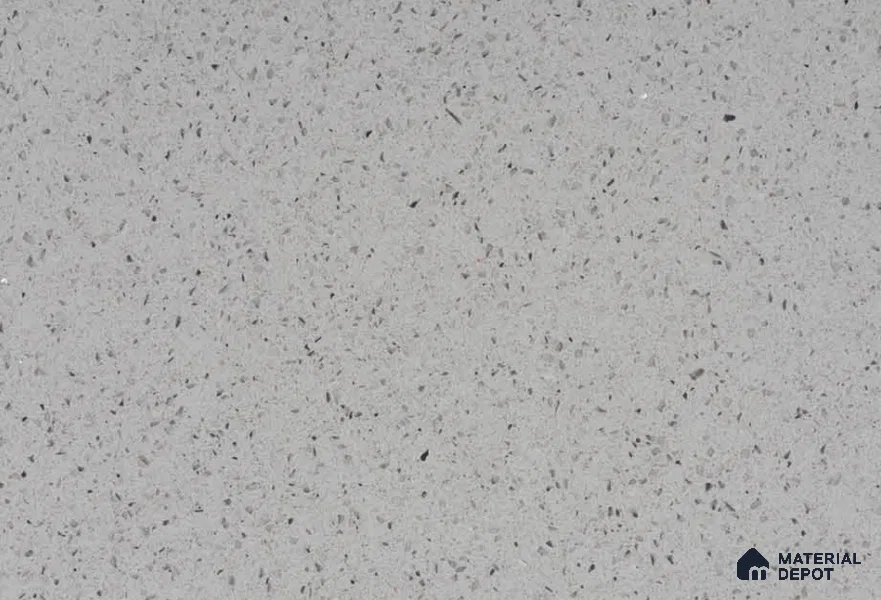 Belina Quartz QR 00312 Light Grey Starstone Helsinki Series 10.5 ft x 5.35 ft Quartz - 20 mm | 10 Years and Replacement Warranty | Suitable for Kitchen, Restaurant, Counter Tops, Dining, Reception, office