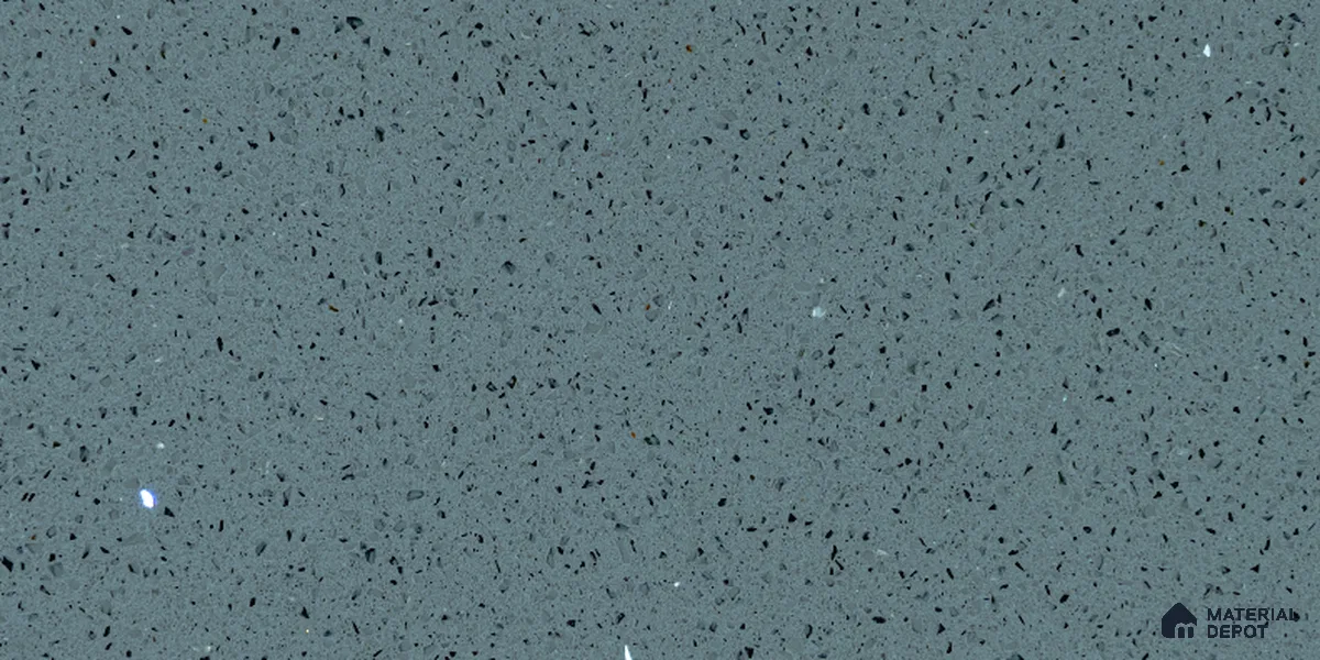 Belina Quartz QR 00312 Light Grey Starstone Helsinki Series 10.5 ft x 5.35 ft Quartz - 20 mm | 10 Years and Replacement Warranty | Suitable for Kitchen, Restaurant, Counter Tops, Dining, Reception, office