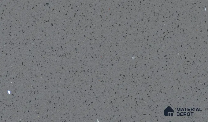 Belina Quartz QR 00312 Light Grey Starstone Helsinki Series 10.5 ft x 5.35 ft Quartz - 20 mm | 10 Years and Replacement Warranty | Suitable for Kitchen, Restaurant, Counter Tops, Dining, Reception, office