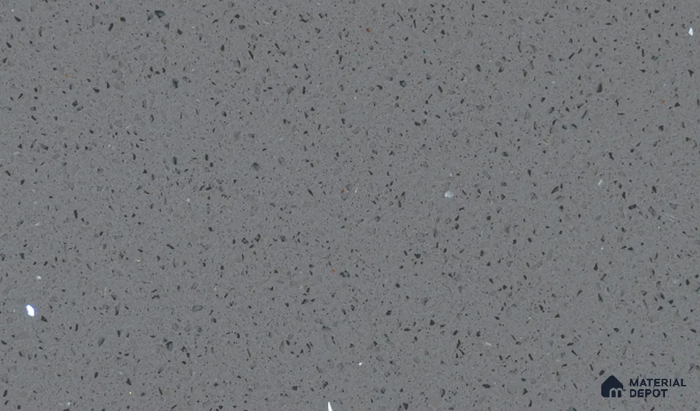 Belina Quartz QR 00312 Light Grey Starstone Helsinki Series 10.5 ft x 5.35 ft Quartz - 20 mm | 10 Years and Replacement Warranty | Suitable for Kitchen, Restaurant, Counter Tops, Dining, Reception, office