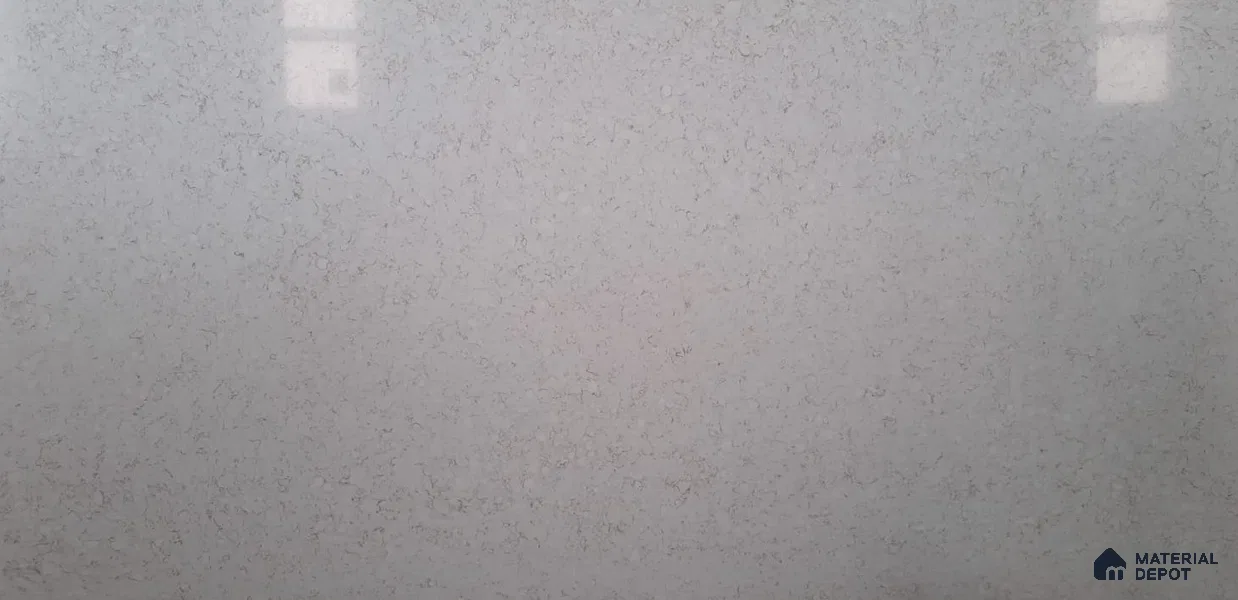 Belina Quartz QR 00381 Imperial Aurelia Helsinki Series 10.5 ft x 5.35 ft Quartz - 20 mm | 10 Years and Replacement Warranty | Suitable for Kitchen, Restaurant, Counter Tops, Dining, Reception, office
