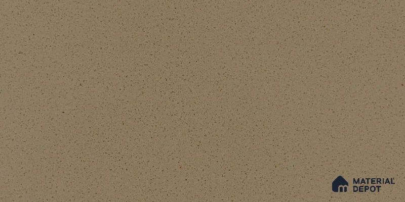 Belina Quartz QR 00317 Cream Glacier Helsinki Series 10.5 ft x 5.35 ft Quartz - 20 mm | 10 Years and Replacement Warranty | Suitable for Kitchen, Restaurant, Counter Tops, Dining, Reception, office